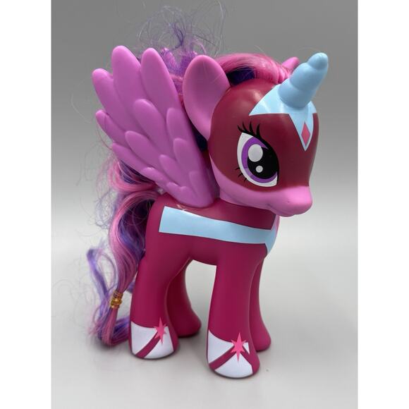 2010 My Little Pony Power Ponies Masked Matter Horn Twilight Sparkle 6” - Picture 1 of 9